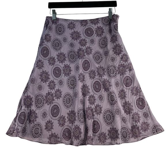 VTG Y2k Express M Medium Skirt Fairy Whimsy Bella Swan Midi Coquette Flowy - Picture 1 of 12